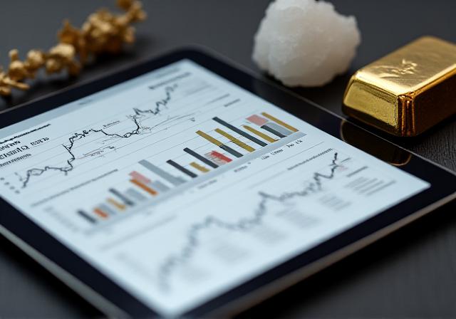 Gold bars and financial charts showing wealth protection