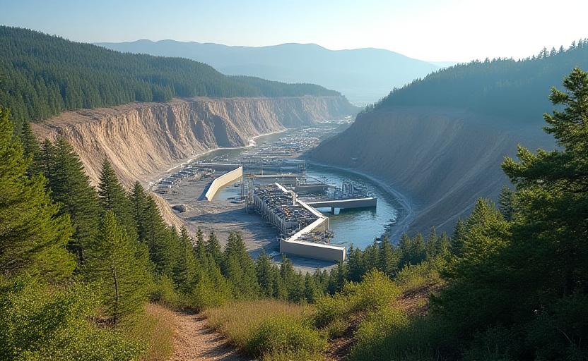 Modern sustainable mining facility using clean technology